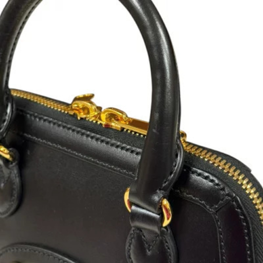 Gucci Leather Black Horsebit Shoulder Bag - Picture 7 of 8